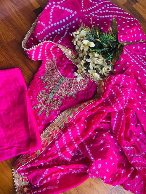 A Touch of Royalty: The Exquisite Art of Rajasthani Gota Patti Suits