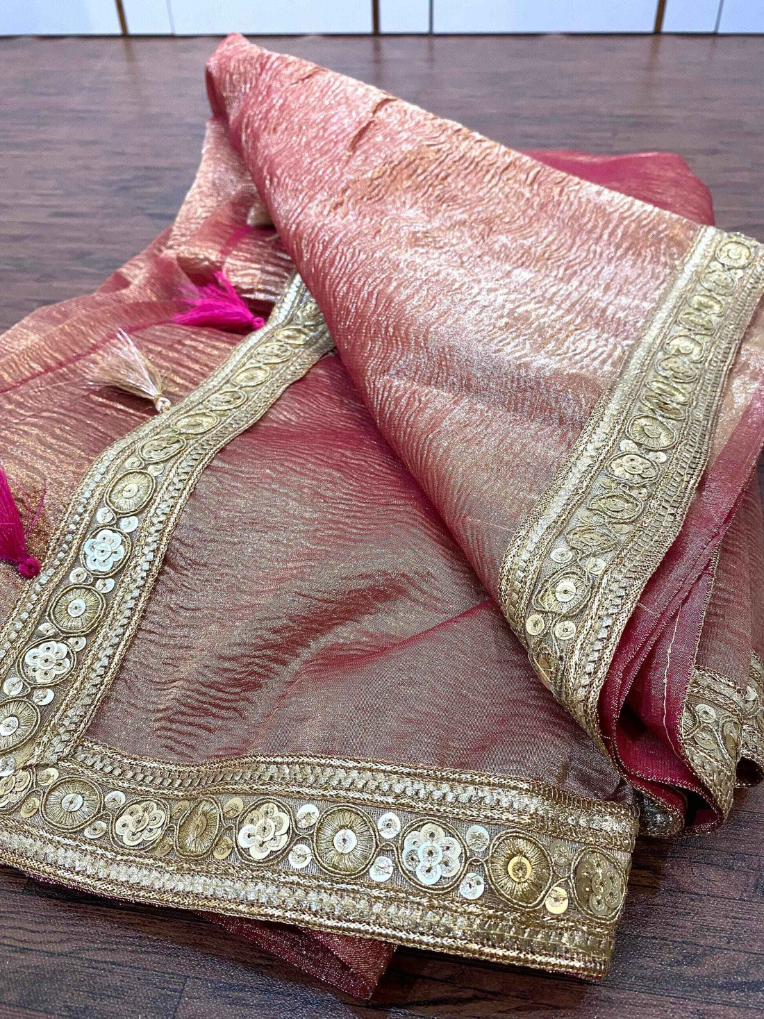 The Best Fabrics for Wedding Sarees in 2024: Silk, Chiffon, Kota Doria, Gota Patti and More!