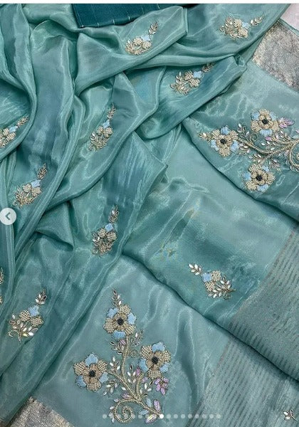 Pure  Silk Zari Work  Saree