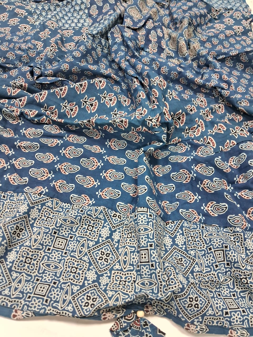 Pure cotton Applique Work Dupatta.