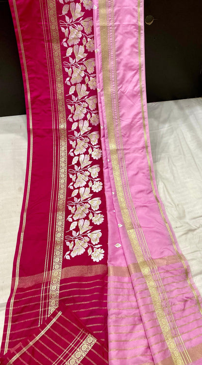 Designer Katan georgette Banarasi Saree