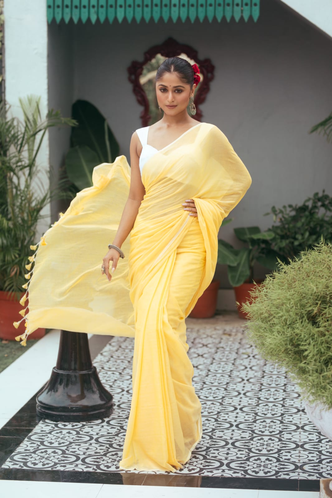 Pure Mul Cotton Saree Without Blouse