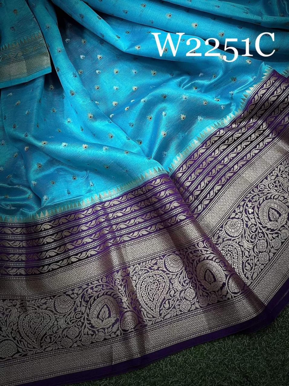 Banarasi  Semi Kora Organza Soft Silk Saree