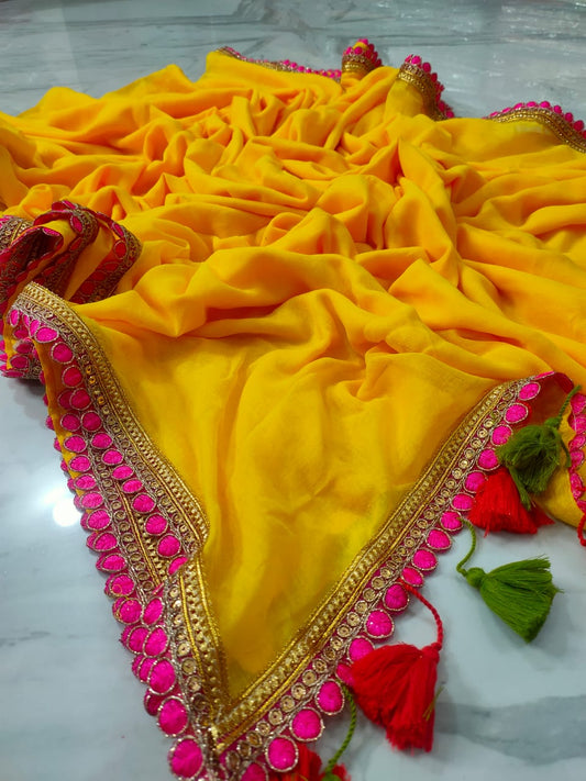 Beautiful Cotton Mulmul  Saree