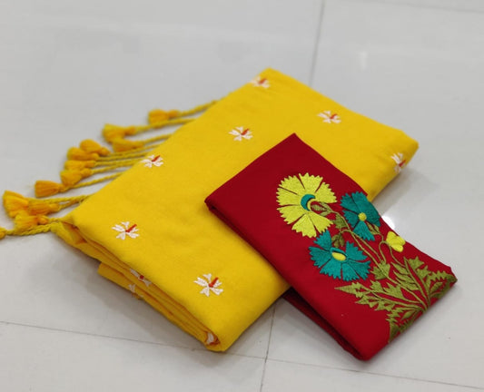 Pure  khaddi Cotton Saree