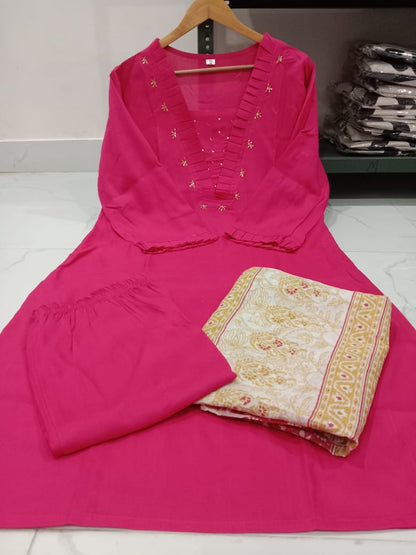 Exclusive 3 Piece kurta set