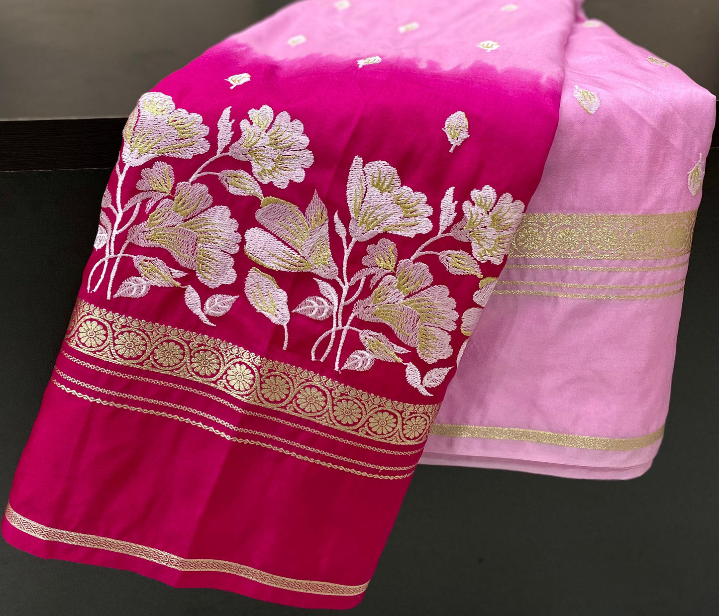 Designer Katan georgette Banarasi Saree