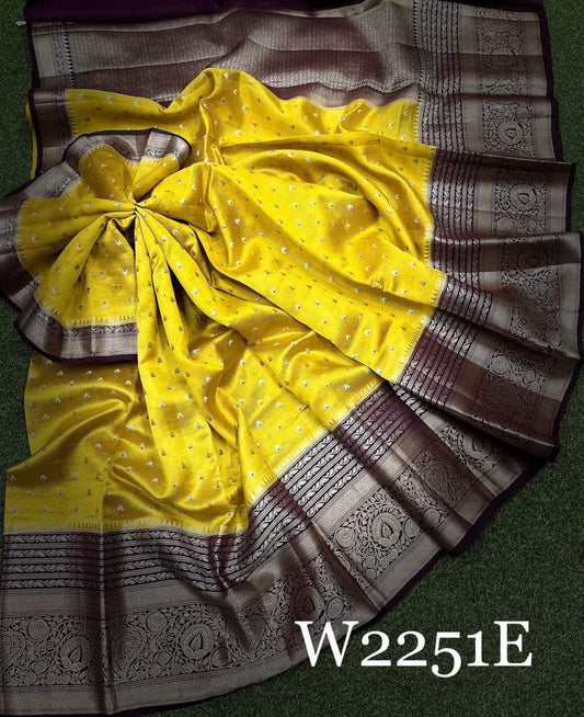 Banarasi  Semi Kora Organza Soft Silk Saree