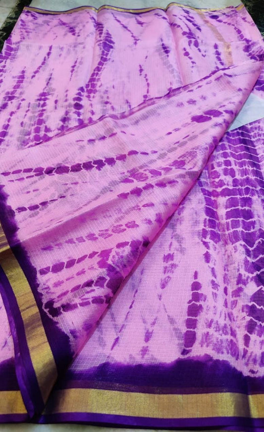 Beautiful Pure Kota Cotton Sheded Dye Saree