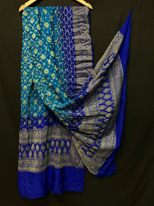 Pure Modal Silk  Bandhaj  Print   Dupatta