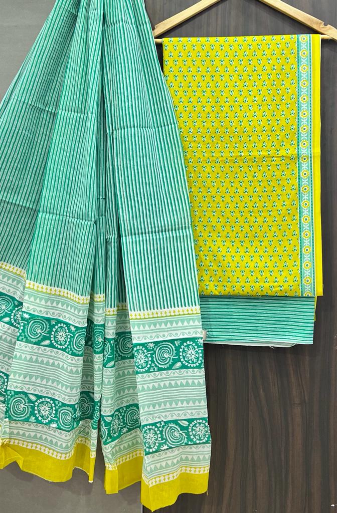 Exclusive  Hand Block Printed Cotton Suits