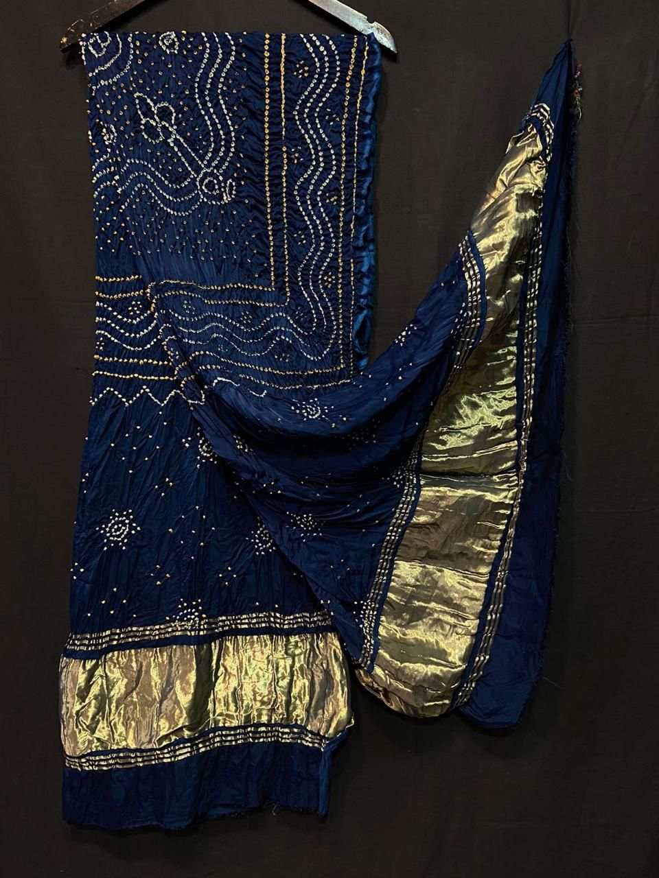 Pure Modal Silk  Bandhaj  Print   Dupatta