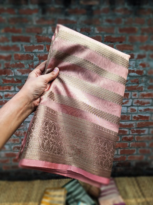 Banarasi Tissue Silk Saree With Blouse