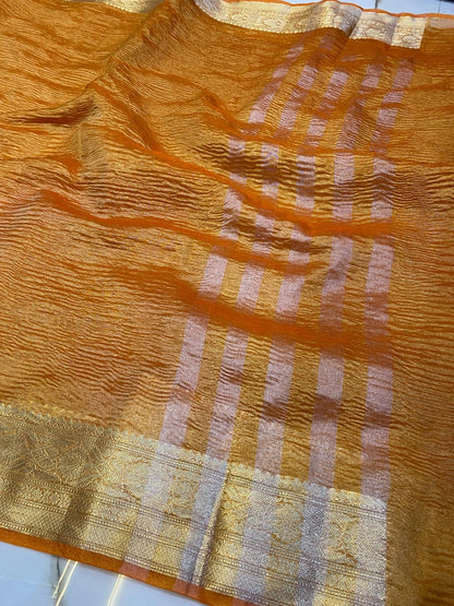 Banarasi Tissue Silk Saree With Blouse