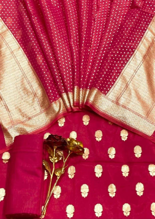 Exclusive Banarasi  Lorex Unstitched Suit