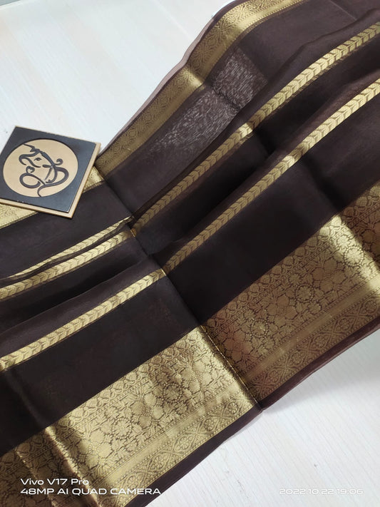 Banarasi Semi  kora silk saree