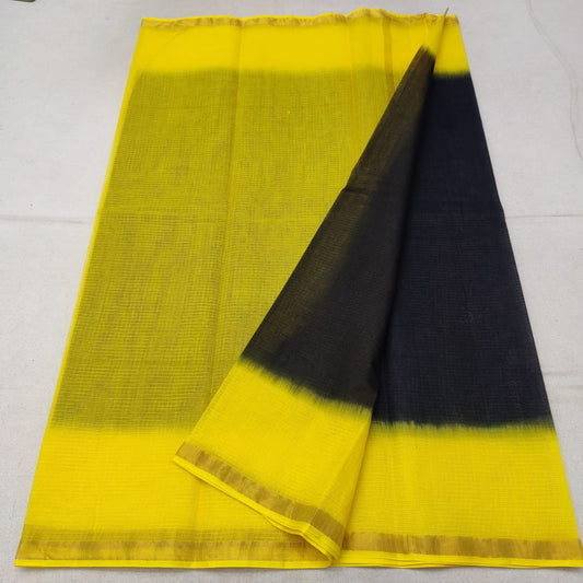 Pure Cotton Kota Plain Dye Saree