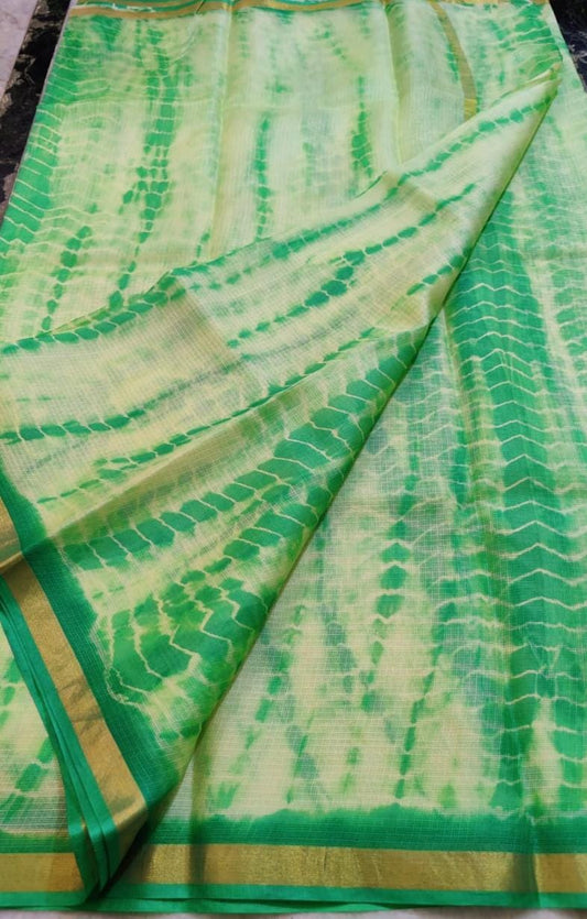 Beautiful Pure Kota Cotton Sheded Dye Saree