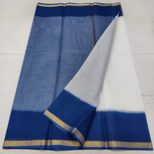 Pure Cotton Kota Plain Dye Saree