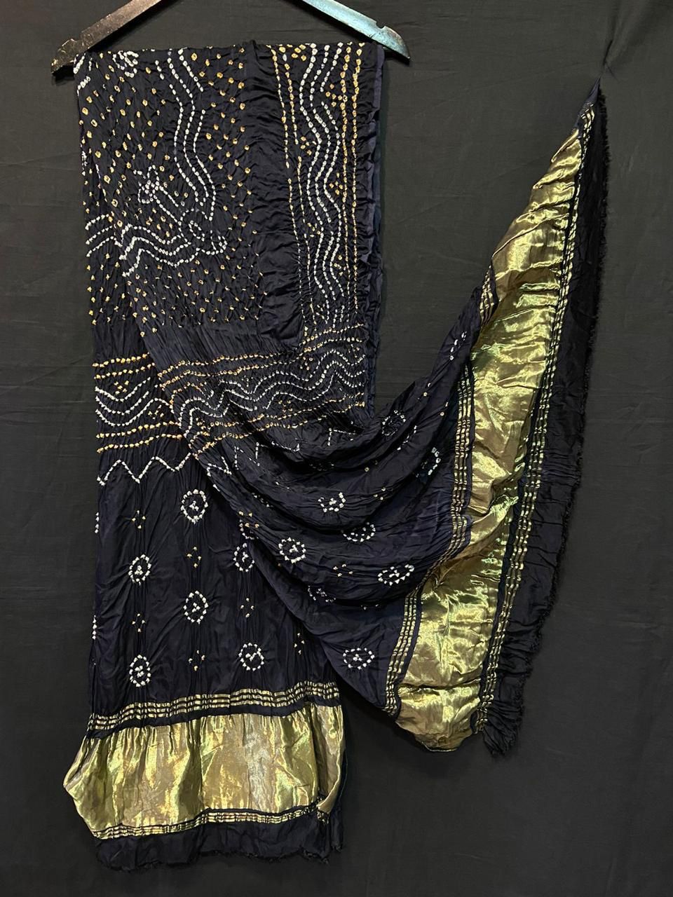 Pure Modal Silk  Bandhaj  Print   Dupatta