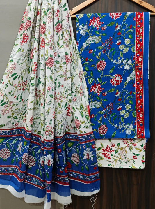 Exclusive  Hand Block Printed Cotton Suits