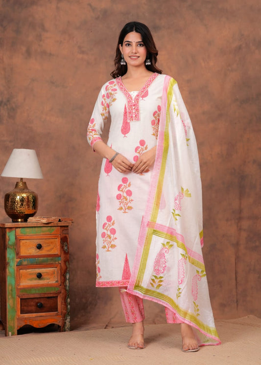 Exclusive 3 Piece kurti set