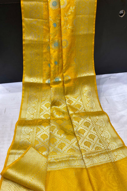 Banarasi  Semi Georgette Soft Silk Saree