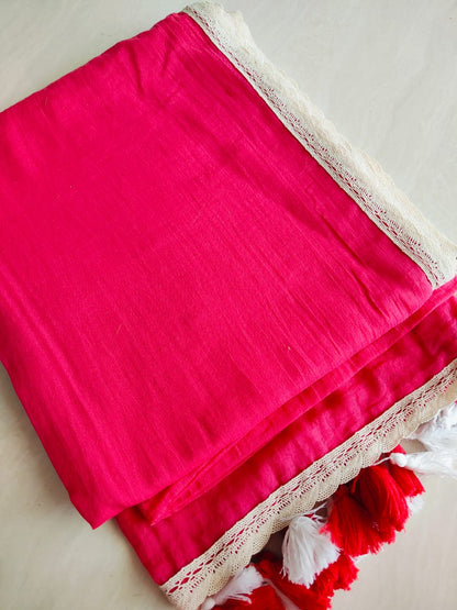 Beautiful Mulmul   Cotton   Saree