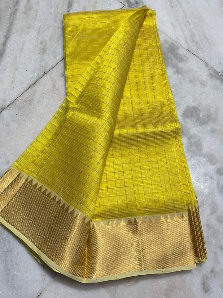 Buy Unnati Silks Maroon Pure Mangalagiri Cotton Saree with Unstitched  Blouse online