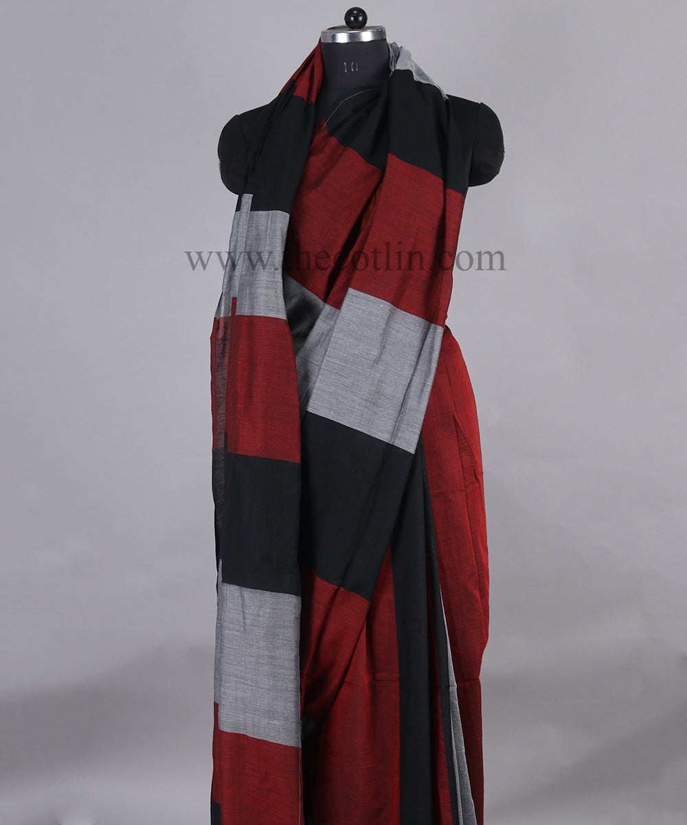 Buy White & Red Sarees for Women by Desh Bidesh Online | Ajio.com