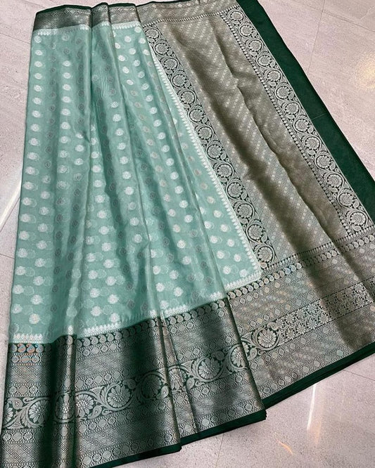 Designer Katan georgette Banarasi Saree