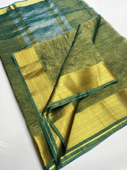 Banarasi Tissue Crush Saree