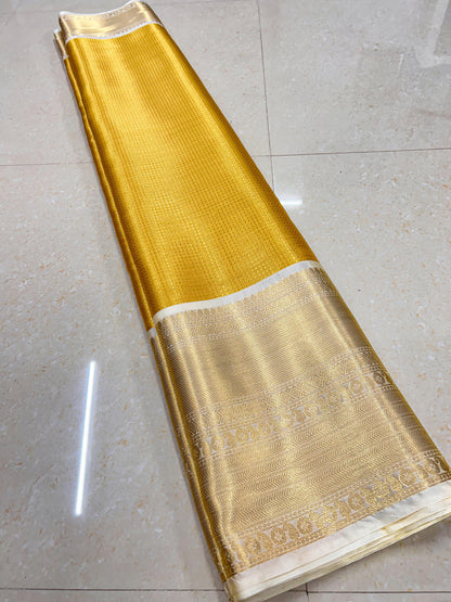 Banarasi Tissue Silk Saree With Blouse