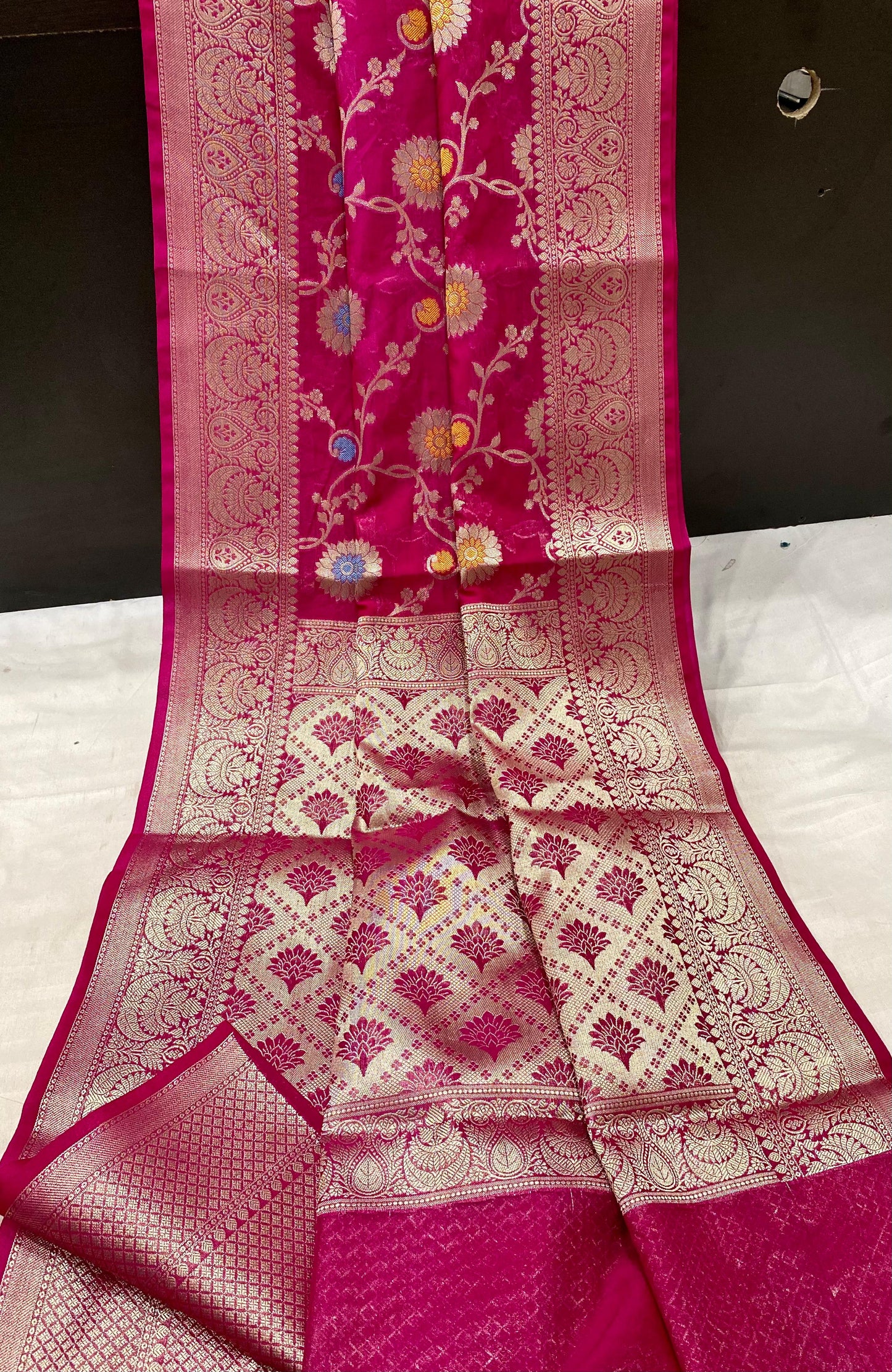 Banarasi  Semi Georgette Soft Silk Saree