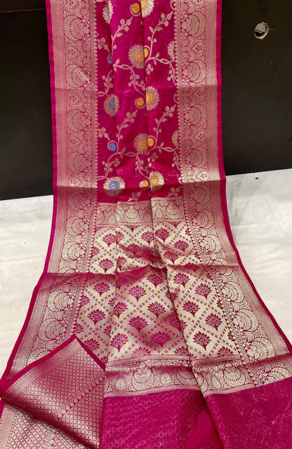 Banarasi  Semi Georgette Soft Silk Saree