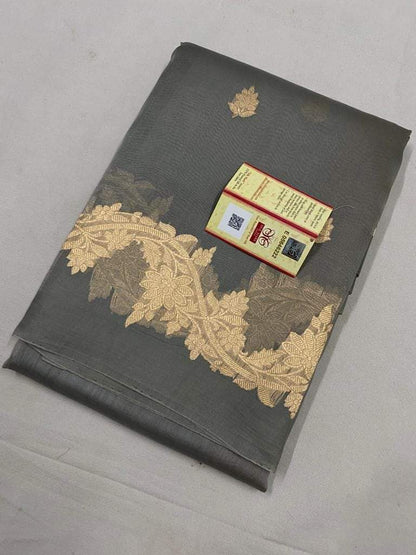 Banarasi Semi  Kora Organza Dybel  Saree