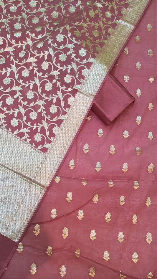 Exclusive Banarasi  Lorex Unstitched Suit