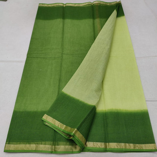 Pure Cotton Kota Plain Dye Saree