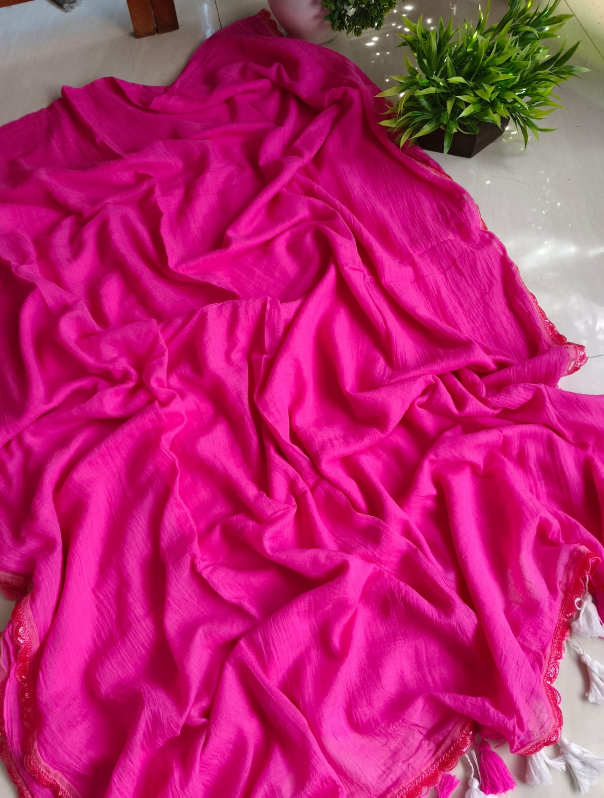 Beautiful Cotton Mulmul Saree