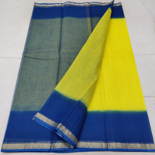 Pure Cotton Kota Plain Dye Saree