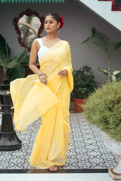 Pure Mul Cotton Saree Without Blouse