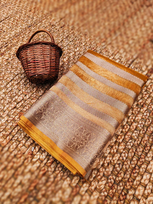 Banarasi Tissue Silk Saree With Blouse