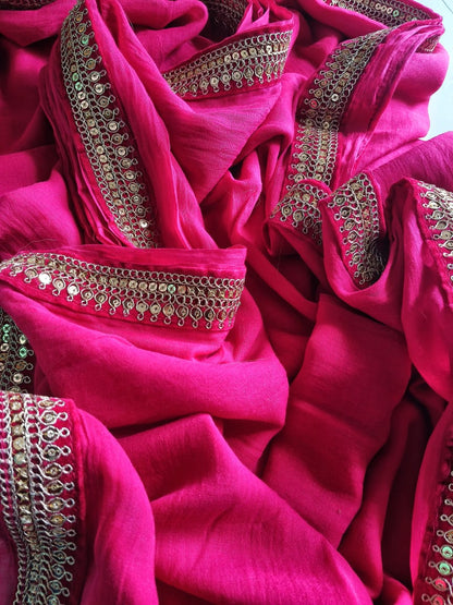 Beautiful Cotton Mulmul  Saree  Lace Border