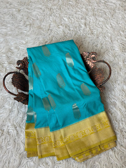 Banarasi  Georgette Silk Saree With Zari Work