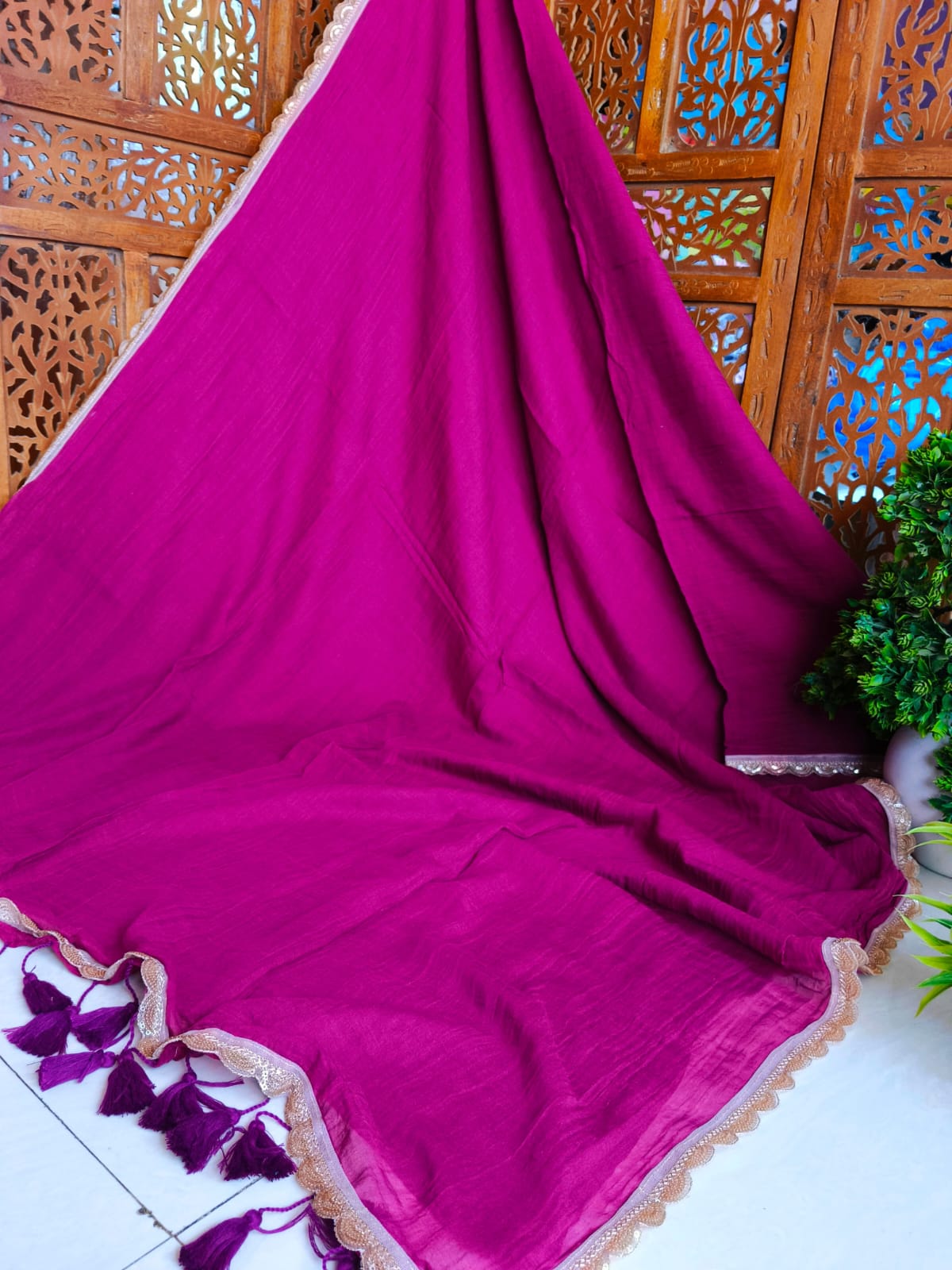 Beautiful Cotton Mulmul Saree