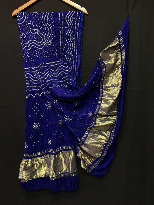 Pure Modal Silk  Bandhaj  Print   Dupatta