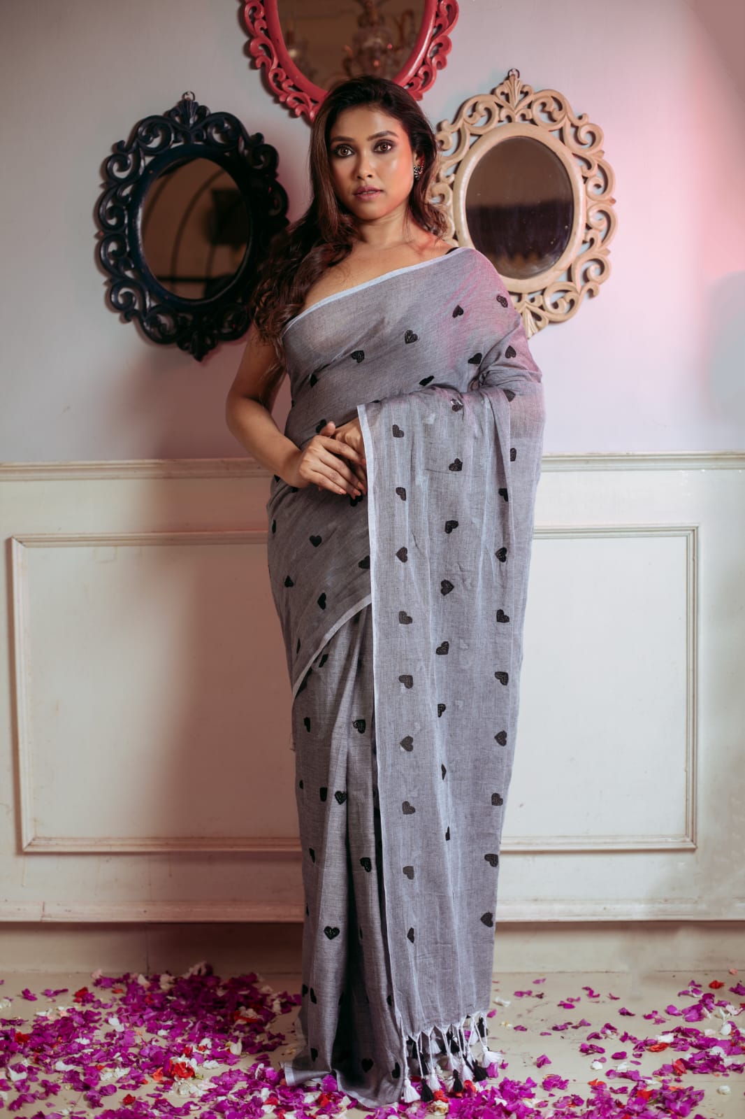 Pure Mul Cotton Saree Without Blouse