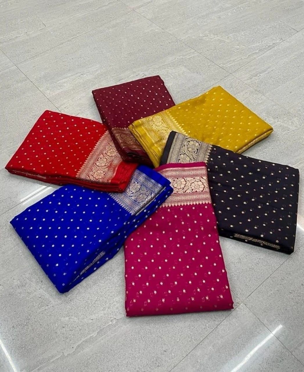 Banarasi Semi Khaddi Katan Georgette Soft Silk Saree