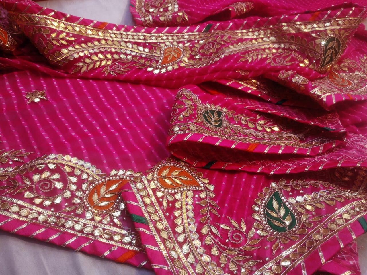 Rajasthani Sarees Collection - Buy Rajasthani Lehariya Sarees Online -  Fab[ersona – tagged 