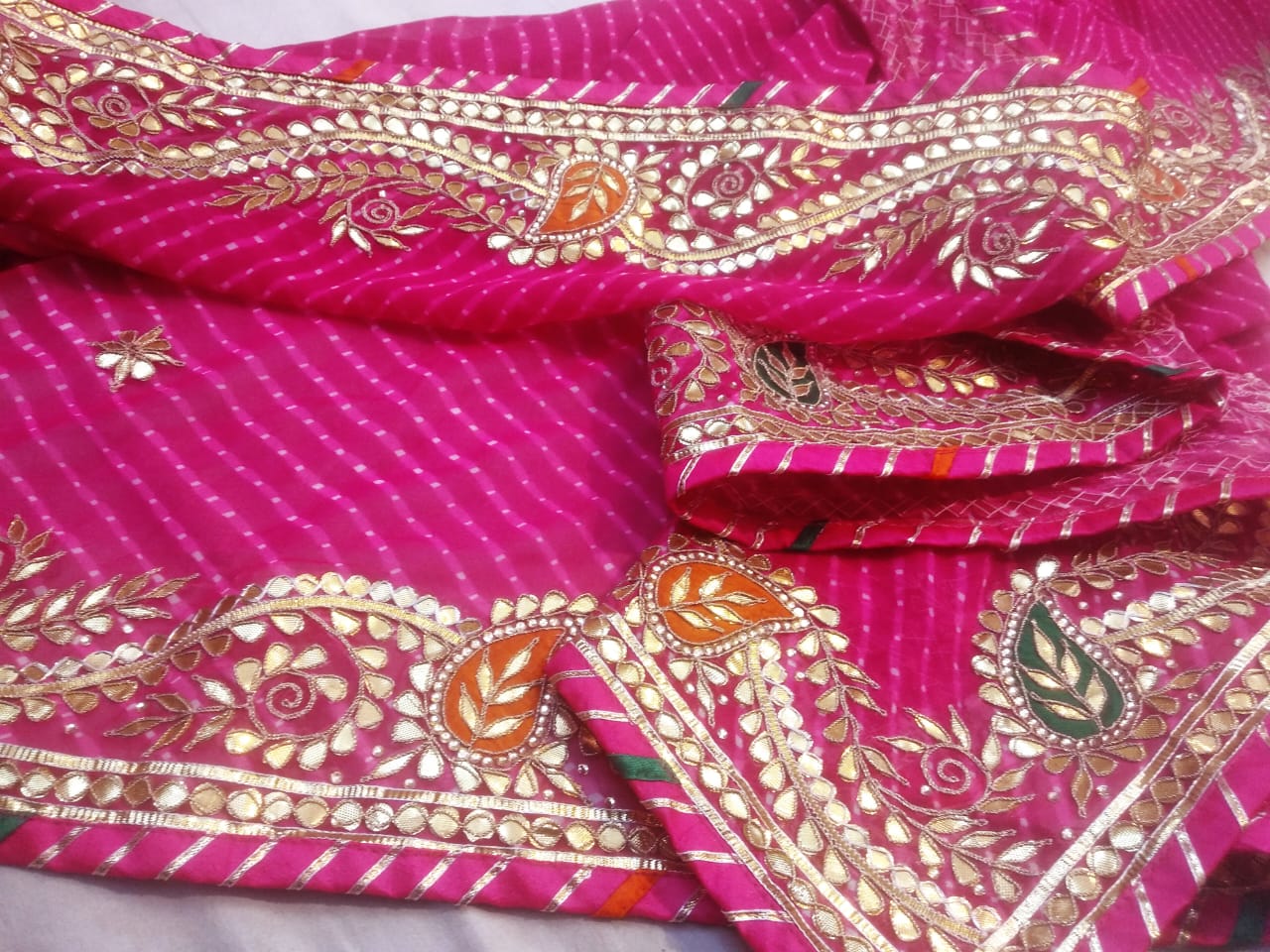 Meesho* Jaipuri GotaPatti Sarees TryOn Haul rs 500- 800/- | Best Of Summers  2022 🌸 - YouTube